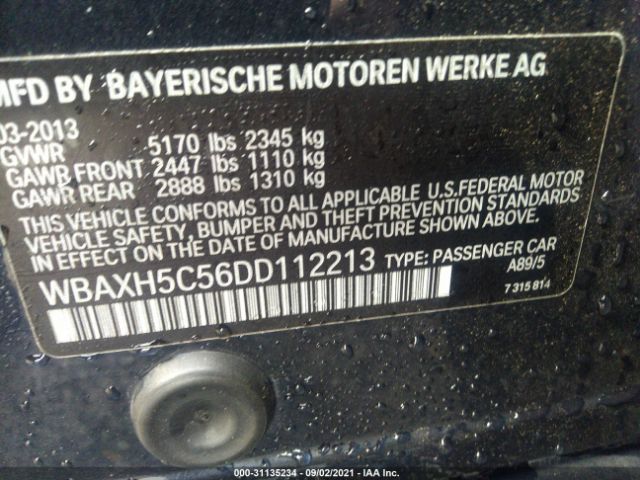 Photo 8 VIN: WBAXH5C56DD112213 - BMW 528 