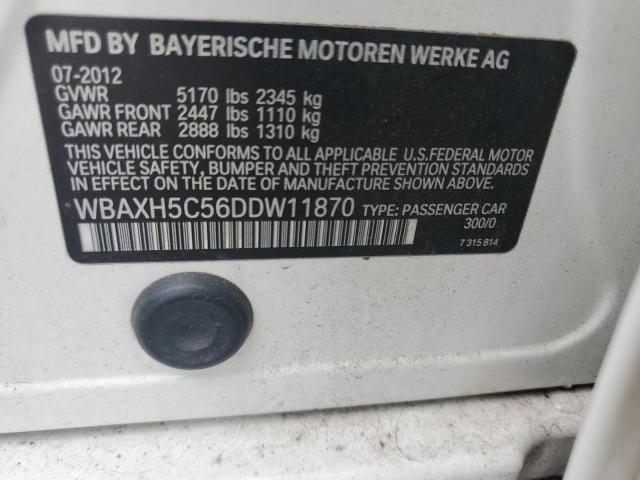 Photo 11 VIN: WBAXH5C56DDW11870 - BMW 5 SERIES 