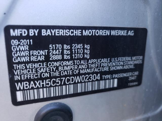 Photo 9 VIN: WBAXH5C57CDW02304 - BMW 528 XI 