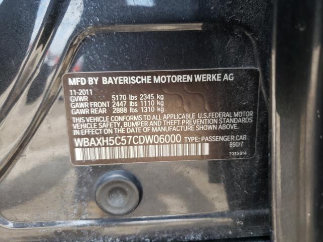 Photo 9 VIN: WBAXH5C57CDW06000 - BMW 528 XI 