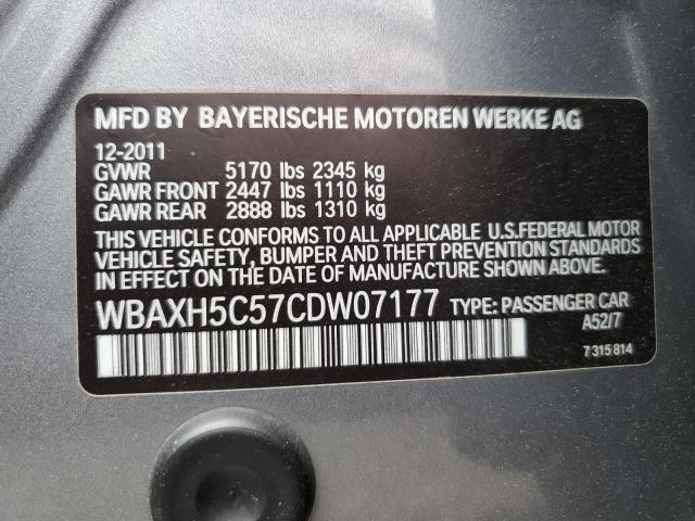 Photo 11 VIN: WBAXH5C57CDW07177 - BMW 528 XI 