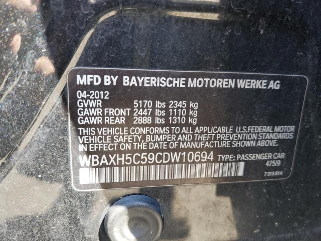 Photo 11 VIN: WBAXH5C59CDW10694 - BMW 5 SERIES 