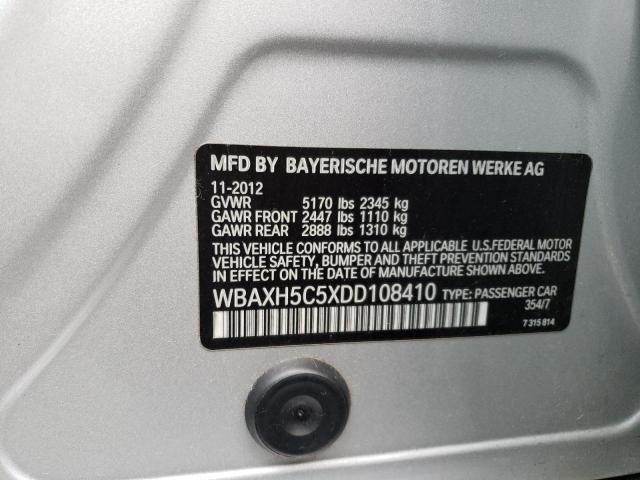 Photo 12 VIN: WBAXH5C5XDD108410 - BMW 5 SERIES 