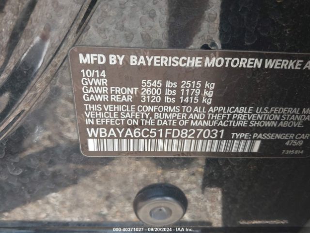 Photo 8 VIN: WBAYA6C51FD827031 - BMW 740I 