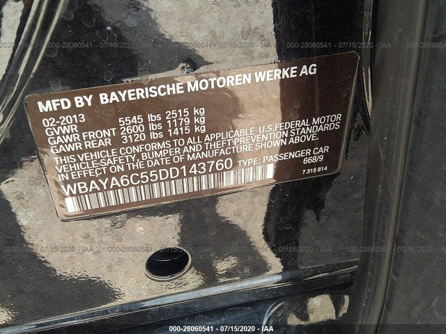 Photo 8 VIN: WBAYA6C55DD143760 - BMW 7 