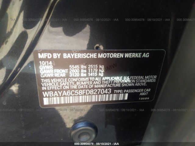 Photo 8 VIN: WBAYA6C58FD827043 - BMW 7 