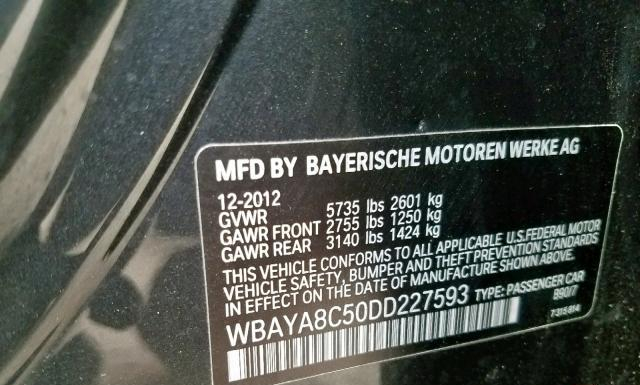 Photo 9 VIN: WBAYA8C50DD227593 - BMW 750I 