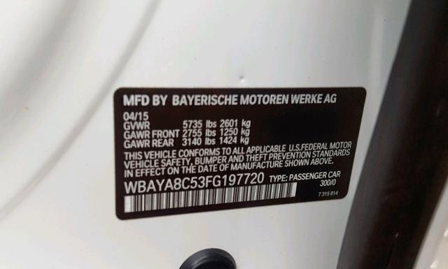 Photo 9 VIN: WBAYA8C53FG197720 - BMW 750I 