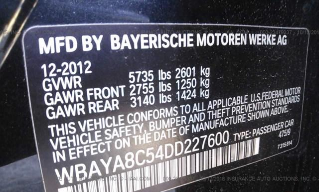 Photo 8 VIN: WBAYA8C54DD227600 - BMW 750I 