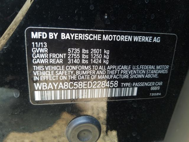 Photo 9 VIN: WBAYA8C58ED228458 - BMW 750 I 