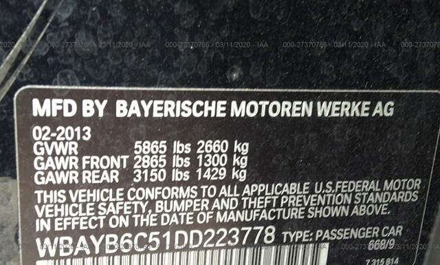 Photo 8 VIN: WBAYB6C51DD223778 - BMW 750XI 