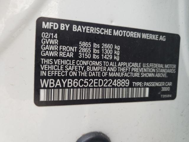 Photo 11 VIN: WBAYB6C52ED224889 - BMW 7 SERIES 