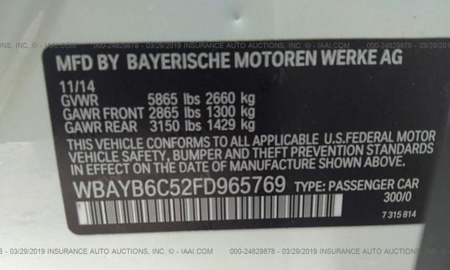 Photo 8 VIN: WBAYB6C52FD965769 - BMW 750I 