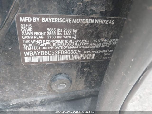 Photo 8 VIN: WBAYB6C53FD966025 - BMW 750I 