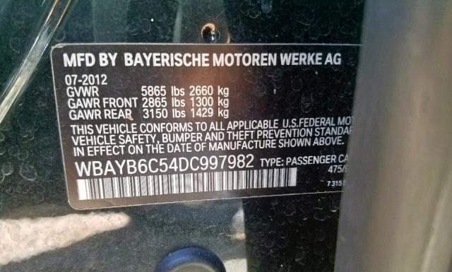 Photo 9 VIN: WBAYB6C54DC997982 - BMW 750I 