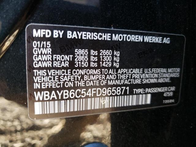 Photo 9 VIN: WBAYB6C54FD965871 - BMW 7 SERIES 