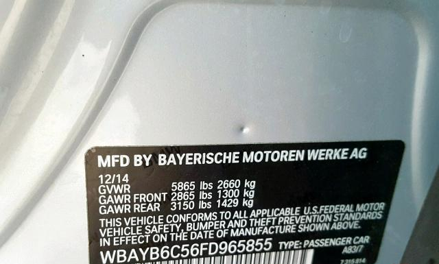 Photo 9 VIN: WBAYB6C56FD965855 - BMW 750I 