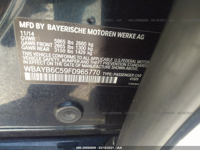 Photo 8 VIN: WBAYB6C59FD965770 - BMW 7 