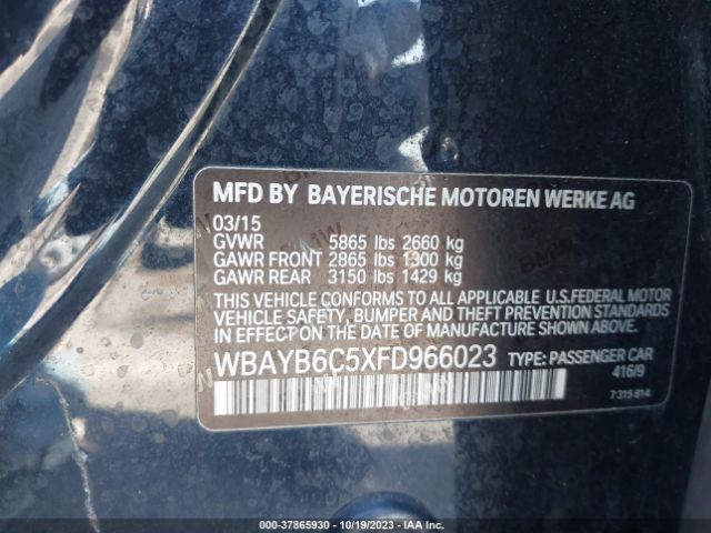 Photo 8 VIN: WBAYB6C5XFD966023 - BMW 750I 