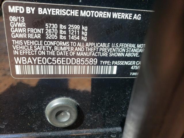 Photo 9 VIN: WBAYE0C56EDD85589 - BMW 740 LI HYB 