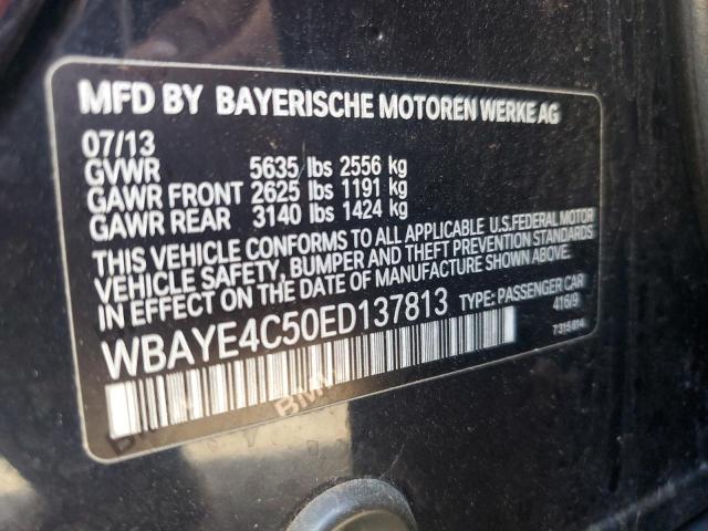 Photo 11 VIN: WBAYE4C50ED137813 - BMW 740 LI 