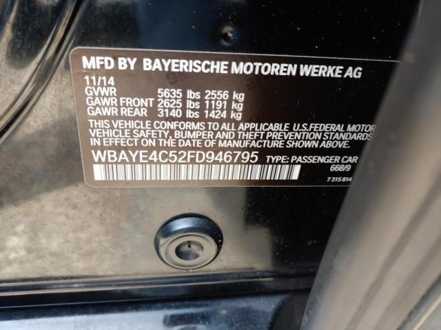 Photo 9 VIN: WBAYE4C52FD946795 - BMW 740 LI 