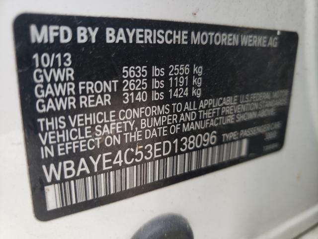 Photo 9 VIN: WBAYE4C53ED138096 - BMW 740 LI 