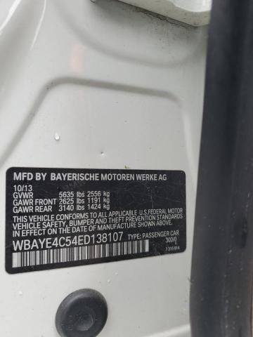 Photo 11 VIN: WBAYE4C54ED138107 - BMW 740 LI 