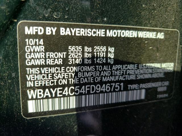 Photo 9 VIN: WBAYE4C54FD946751 - BMW 740 LI 