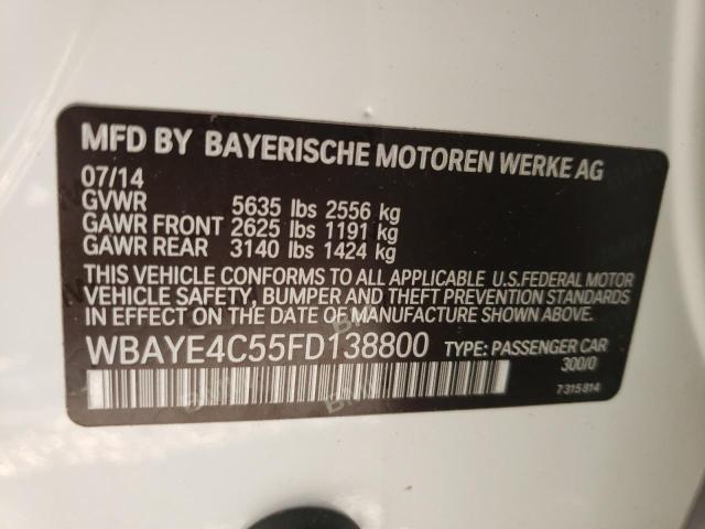 Photo 11 VIN: WBAYE4C55FD138800 - BMW 740 LI 