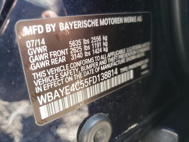 Photo 9 VIN: WBAYE4C55FD138814 - BMW 740 LI 