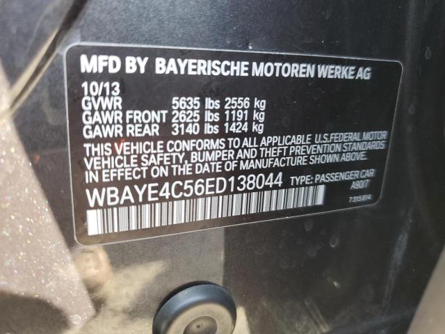 Photo 12 VIN: WBAYE4C56ED138044 - BMW 740 LI 