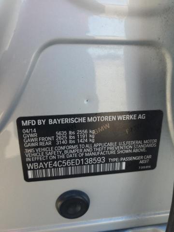 Photo 11 VIN: WBAYE4C56ED138593 - BMW 740 LI 