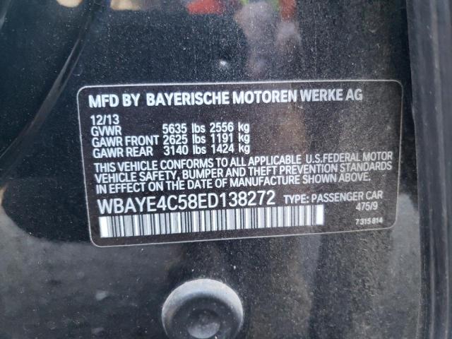 Photo 11 VIN: WBAYE4C58ED138272 - BMW 740 LI 