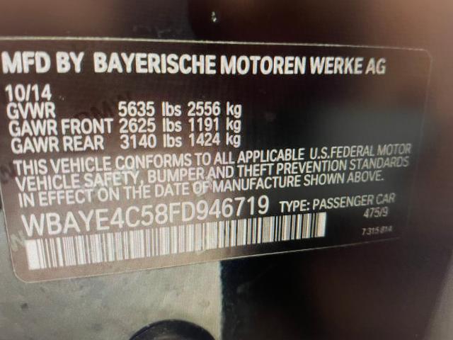 Photo 9 VIN: WBAYE4C58FD946719 - BMW 740 LI 