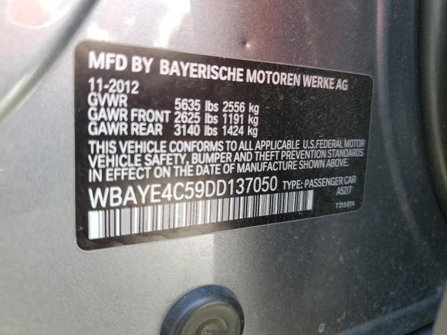 Photo 11 VIN: WBAYE4C59DD137050 - BMW 740 LI 