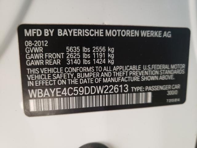 Photo 9 VIN: WBAYE4C59DDW22613 - BMW 740 