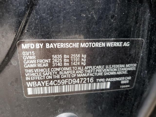 Photo 11 VIN: WBAYE4C59FD947216 - BMW 7ER 