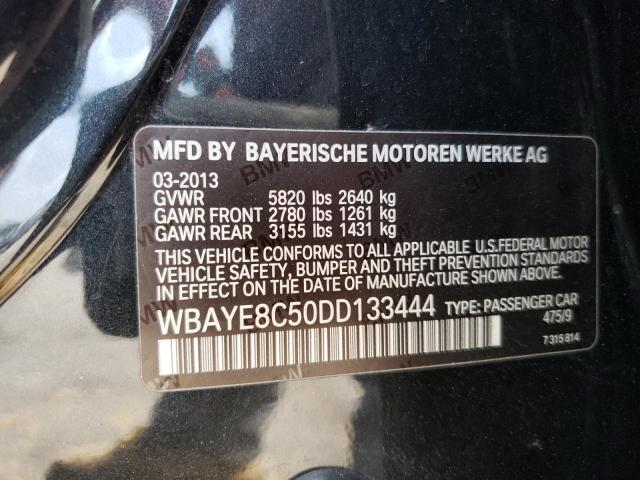 Photo 11 VIN: WBAYE8C50DD133444 - BMW 750 LI 