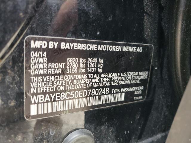 Photo 11 VIN: WBAYE8C50ED780248 - BMW 750 LI 