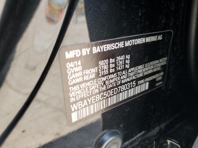 Photo 11 VIN: WBAYE8C50ED780315 - BMW 750 LI 