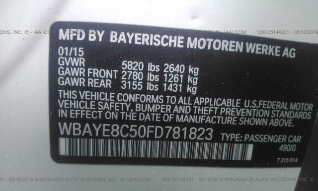 Photo 8 VIN: WBAYE8C50FD781823 - BMW 750I 