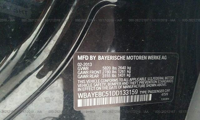 Photo 8 VIN: WBAYE8C51DD133159 - BMW 750I 