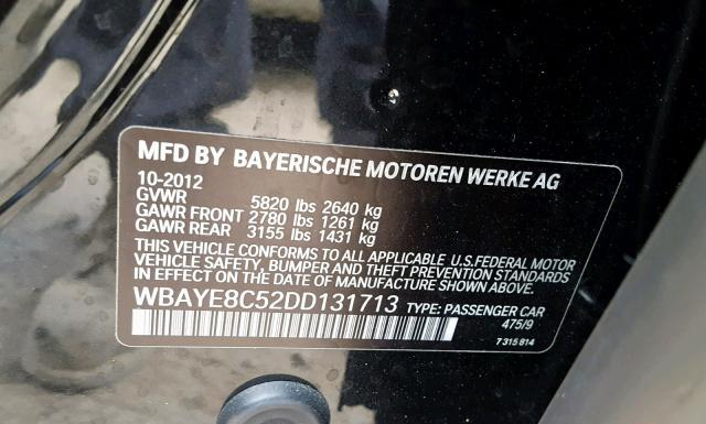 Photo 9 VIN: WBAYE8C52DD131713 - BMW ALPINA B7 