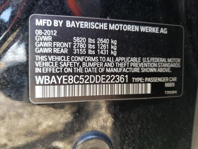 Photo 11 VIN: WBAYE8C52DDE22361 - BMW 7 SERIES 