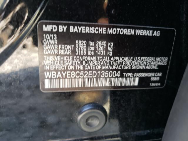 Photo 9 VIN: WBAYE8C52ED135004 - BMW 750 LI 