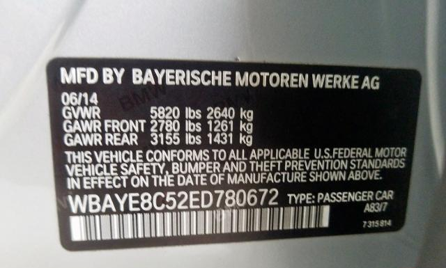 Photo 9 VIN: WBAYE8C52ED780672 - BMW ALPINA B7 