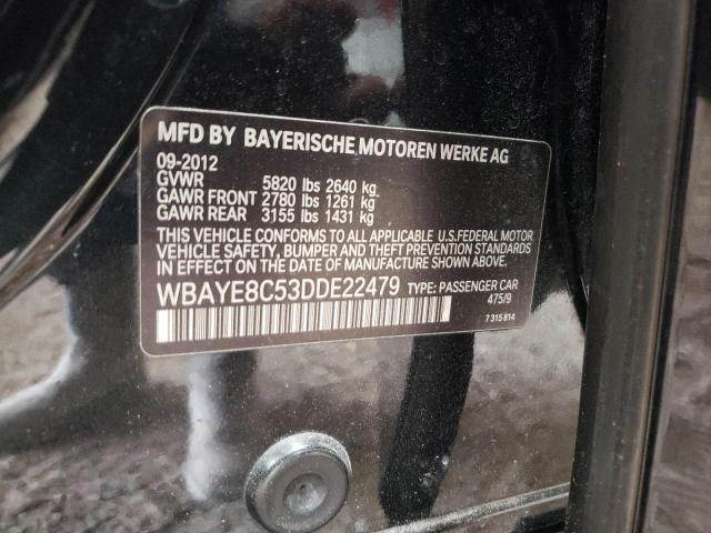 Photo 11 VIN: WBAYE8C53DDE22479 - BMW 7 SERIES 