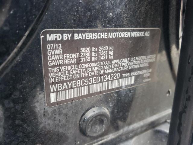 Photo 12 VIN: WBAYE8C53ED134220 - BMW 750 LI 