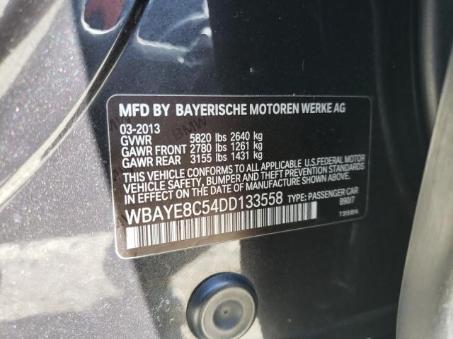 Photo 9 VIN: WBAYE8C54DD133558 - BMW 750 